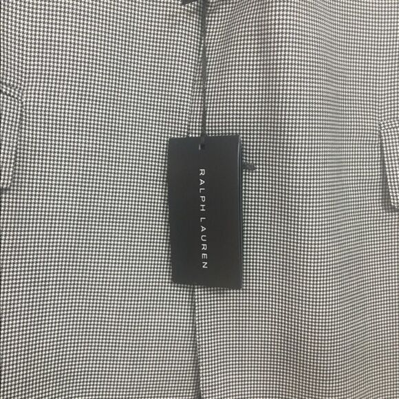 Ralph Lauren Black Label Houndstooth Blazer 42L - Picture 3 of 4